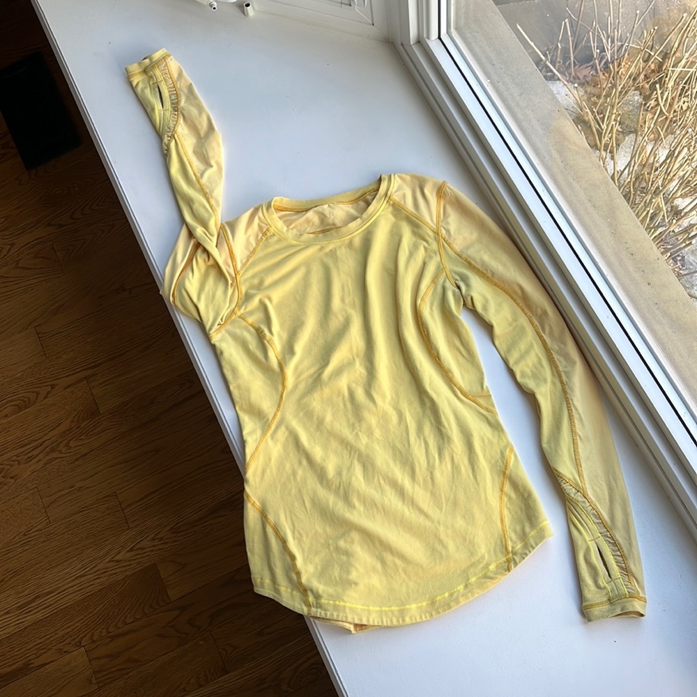 Yellow Lululemon Longsleeve